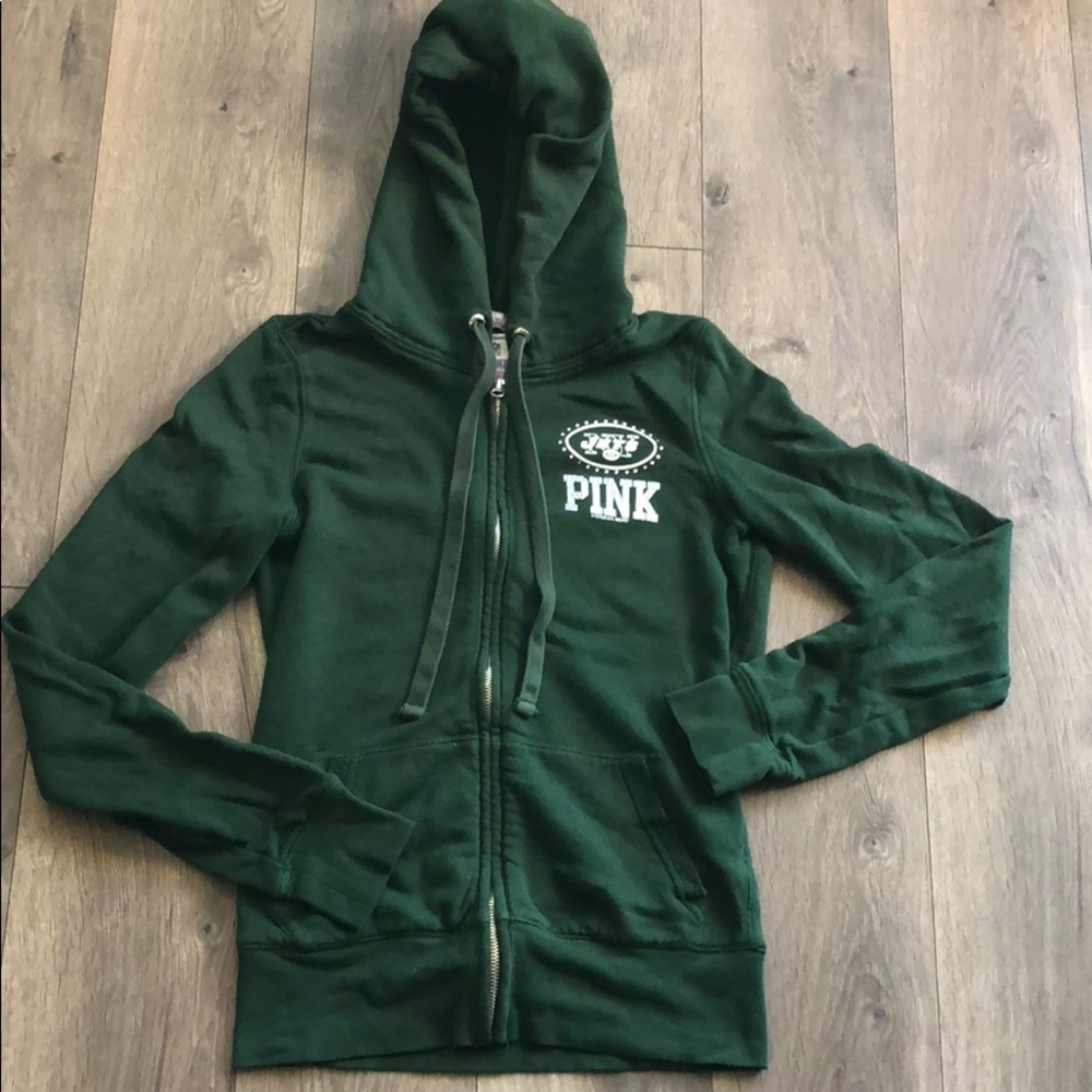VS PINK NY Jets NFL Bling Hoodie XS